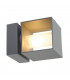 1 Light Outdoor Wall Light, Silver-Grey, Ip44, G9