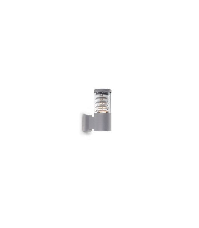 1 Light Outdoor Wall Light Grey IP44, E27