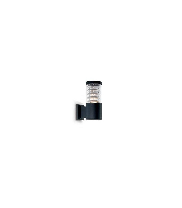 1 Light Outdoor Wall Light Black IP44, E27