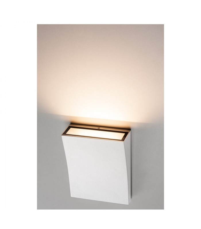 LED Outdoor Wall Light, 3000K, 100d, White, Ip44