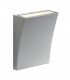 LED Outdoor Wall Light, 3000K, 100d, Silver Grey, Ip44