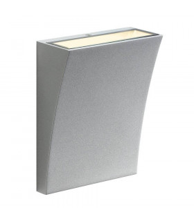 LED Outdoor Wall Light, 3000K, 100d, Silver Grey, Ip44