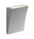 LED Outdoor Wall Light, 3000K, 100d, Silver Grey, Ip44
