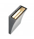 LED Outdoor Wall Light, 3000K, 100d, Silver Grey, Ip44
