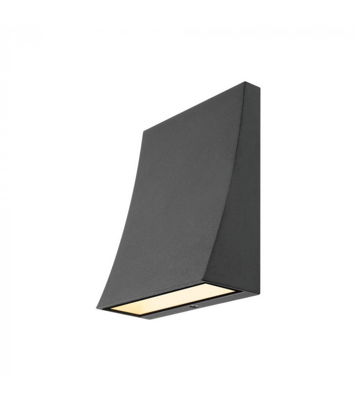 LED Outdoor Wall Light, 3000K, 100d, Anthracite, Ip44