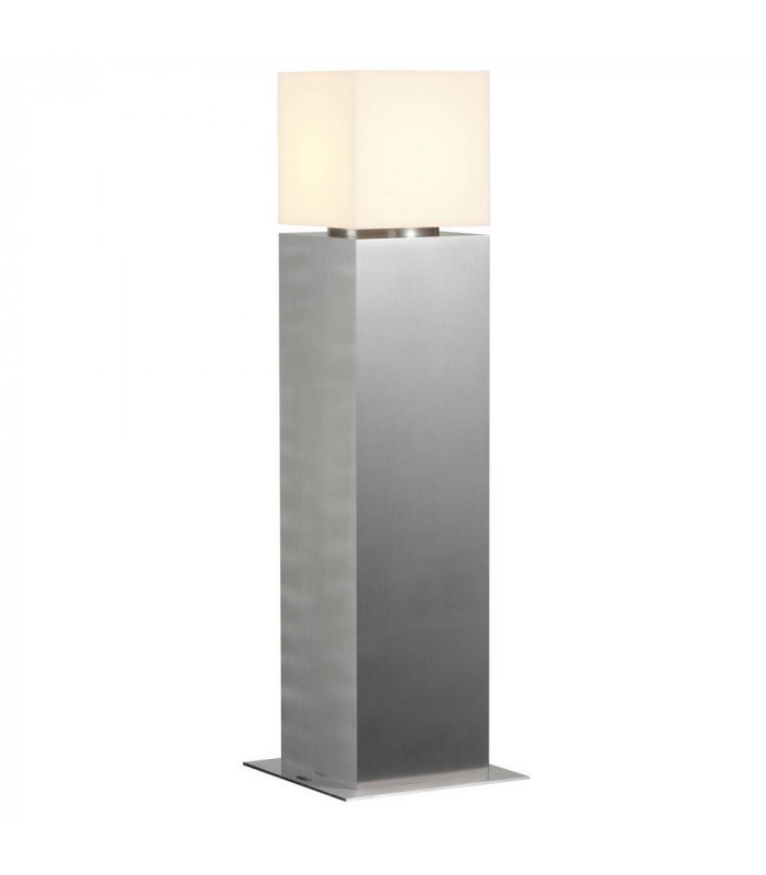 1 Light Square Outdoor Floor Stand, Stainless Steel 304, Ip44, E27