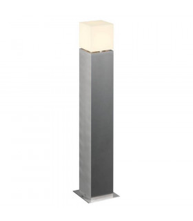 1 Light Square Outdoor Bollard, Stainless Steel 304, Ip44, E27