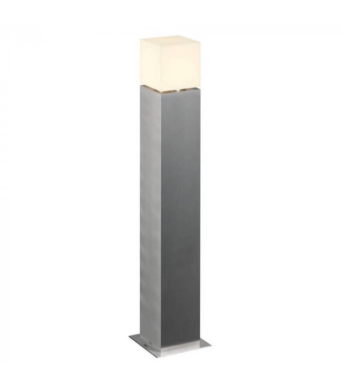 1 Light Square Outdoor Bollard, Stainless Steel 304, Ip44, E27