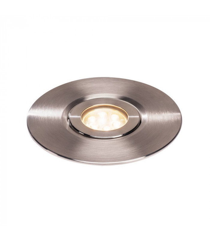 LED Recessed Floor Light, Stainless Steel 316, 3000K, 36d, Ip67