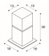 LED Outdoor Standing Light, Ip44, Stainless Steel 316, 3000K