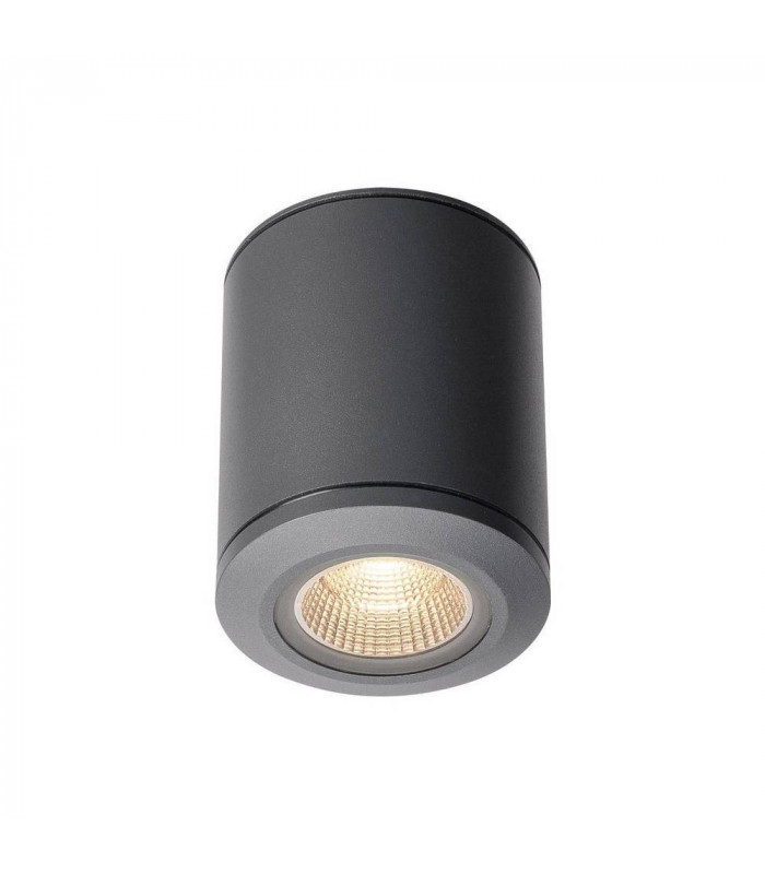 LED Outdoor Ceiling Light, Anthracitee, 3000K, Ip44