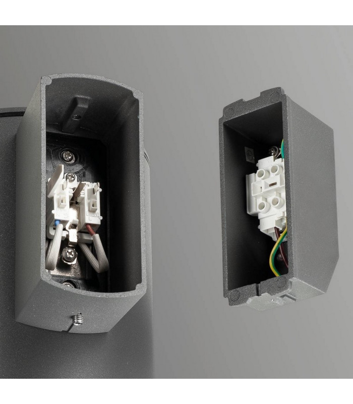LED Outdoor Wall Light, Anthracitee, 3000K, Ip44