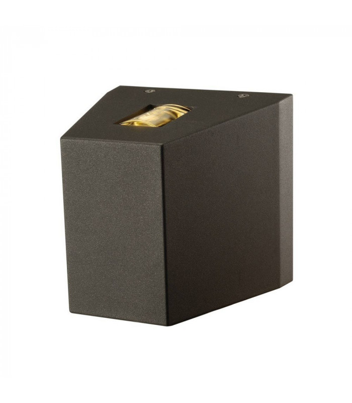 1 Light Outdoor Wall Light, Beam, Flood, Anthracite, Ip44