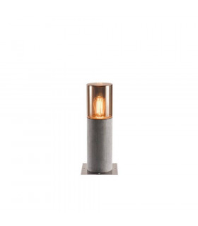 1 Light Lisenne Pole 40, E27, Grau, Ip54