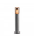 1 Light Lisenne Pole 70, E27, Grau, Ip54