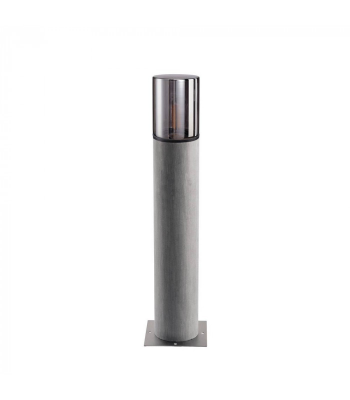 1 Light Lisenne Pole 70, E27, Grau, Ip54