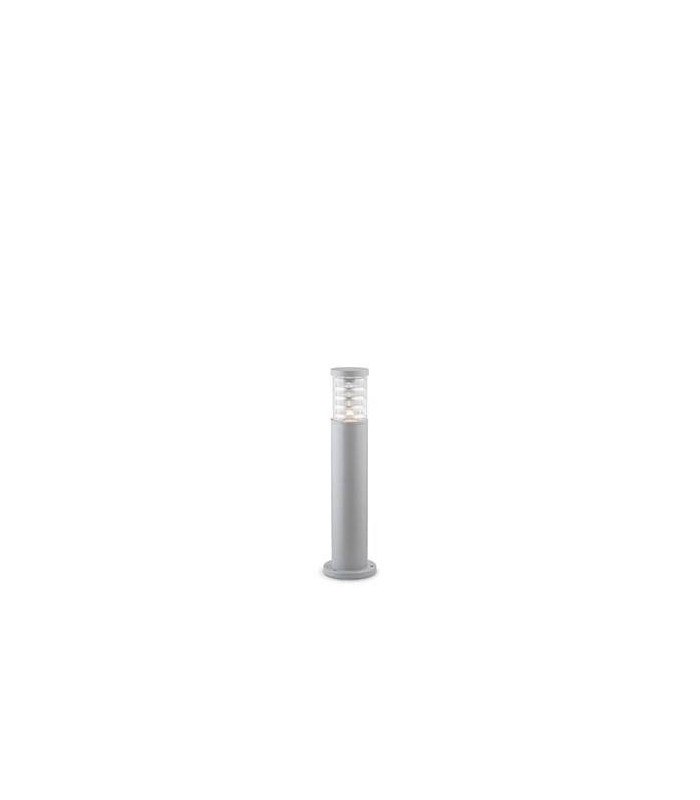 1 Light Outdoor Short Bollard Grey IP44, E27