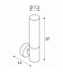 LED Outdoor Wall Light, Anthracite, 3000K, Ip65