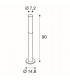 LED Outdoor Floor Stand, Anthracite, 3000K, Ip65
