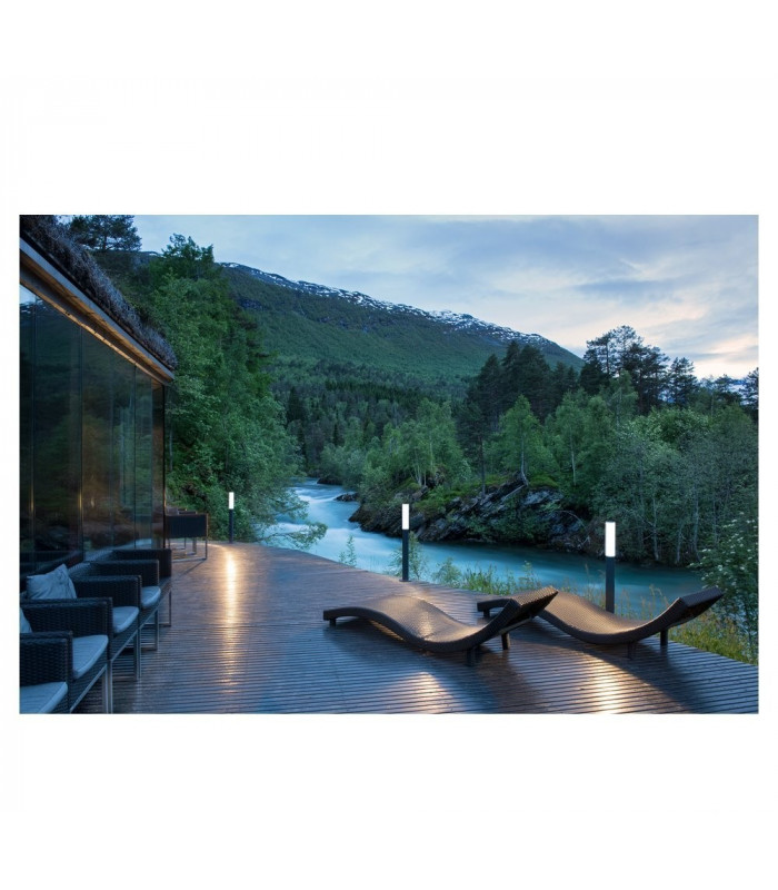 LED Outdoor Floor Stand, Anthracite, 3000K, Ip65