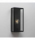 1 Light Outdoor Wall Lantern Black IP44, E27
