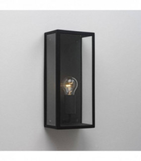 1 Light Outdoor Wall Lantern Black IP44, E27