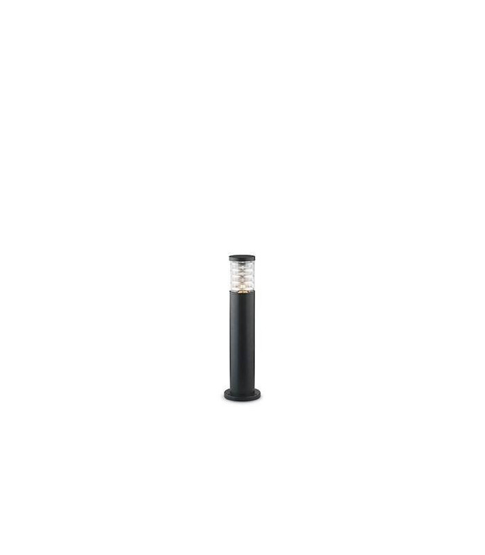 1 Light Outdoor Short Bollard Black IP44, E27