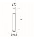 LED Outdoor Standing Light, Ip44, Anthracite, 3000K