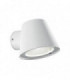 1 Light Outdoor Wall Light White IP43, GU10
