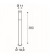 LED Outdoor Standing Light, Ip44, Anthracite, 3000K