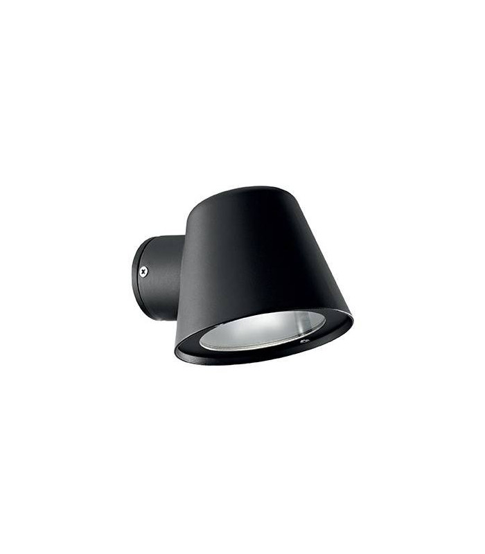 1 Light Outdoor Wall Light Black IP43, GU10