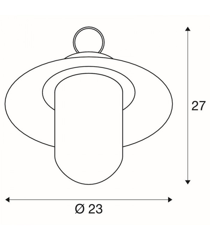 1 Light Outdoor Pendant Light, Anthracite, Ip44, E27