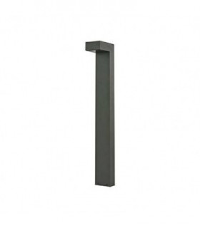 2 Light Outdoor Tall Bollard Anthracite IP44, G9