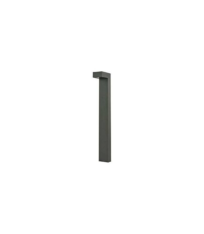 2 Light Outdoor Tall Bollard Anthracite IP44, G9