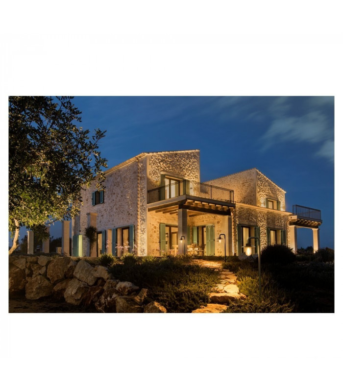 1 Light Outdoor Standing Light, Ip44, E27, Anthracite