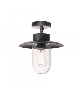 1 Light Outdoor Ceiling Light, Anthracite, Ip44, E27