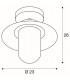 1 Light Outdoor Ceiling Light, Anthracite, Ip44, E27
