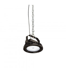 LED Outdoor Pendant Light, Black, 100W 4000K, Ip65