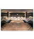 LED Outdoor Pendant Light, Black, 100W 4000K, Ip65