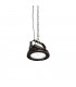 LED Outdoor Pendant Light, Black, 150W 4000K, Ip65
