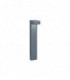 2 Light Small Outdoor Bollard Anthracite IP44, G9