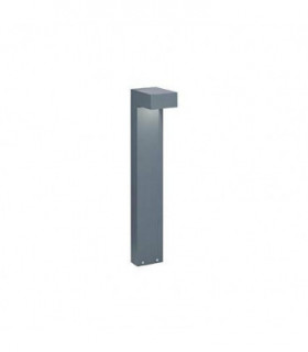 2 Light Small Outdoor Bollard Anthracite IP44, G9
