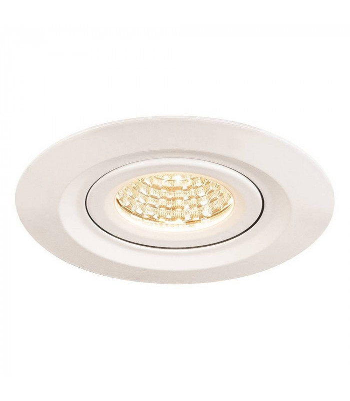 LED Outdoor Recessed Ceiling Downlight, White, 3000K, 60d, Ip65