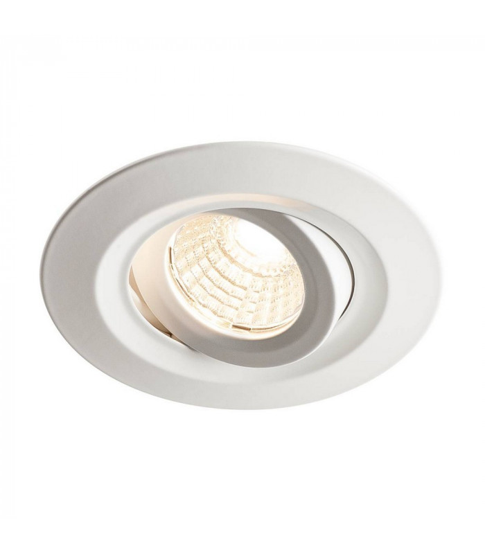 LED Outdoor Recessed Ceiling Downlight, White, 3000K, 60d, Ip65