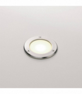 LED 1 Light Outdoor Recessed In Ground Light Stainless Steel IP67