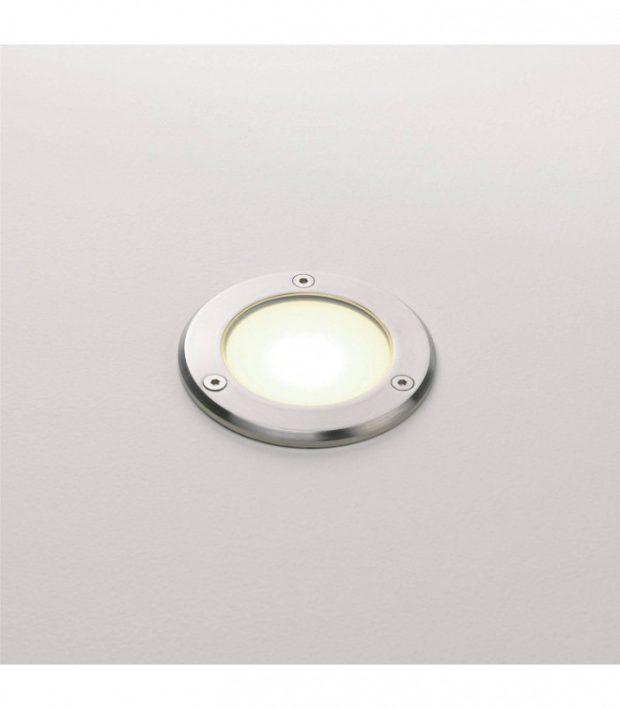 LED 1 Light Outdoor Recessed In Ground Light Stainless Steel IP67