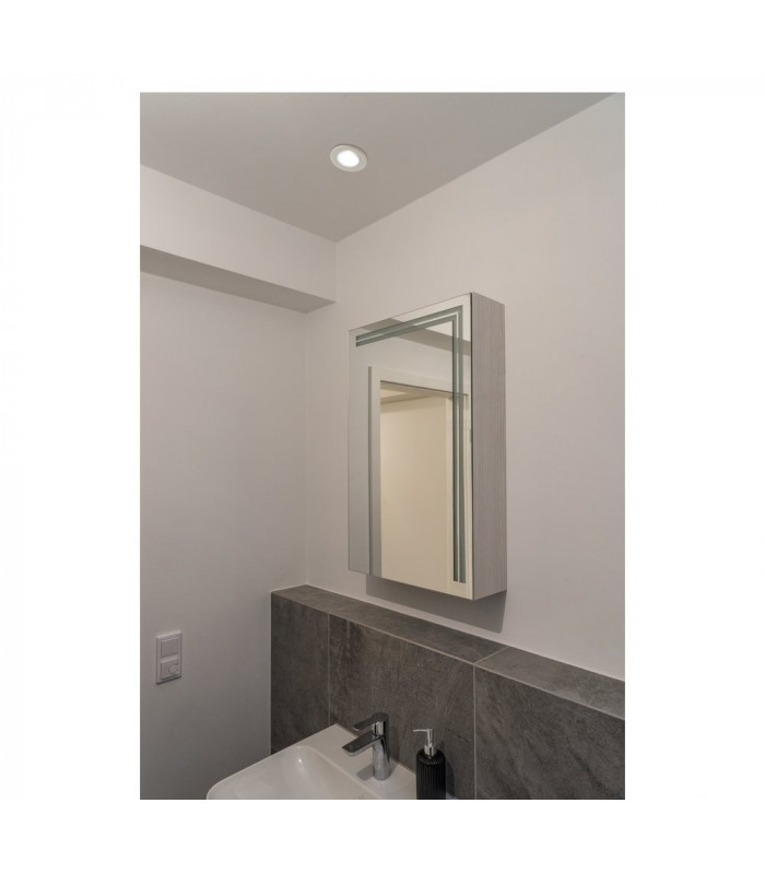 LED Recessed Fire Rated Ceiling Downlight, White, 3000K, Dimmable, Ip65