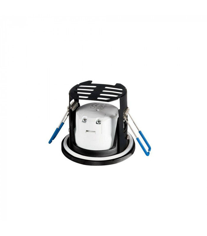 LED Recessed Fire Rated Ceiling Downlight, Black, 4000K, Dimmable, Ip65