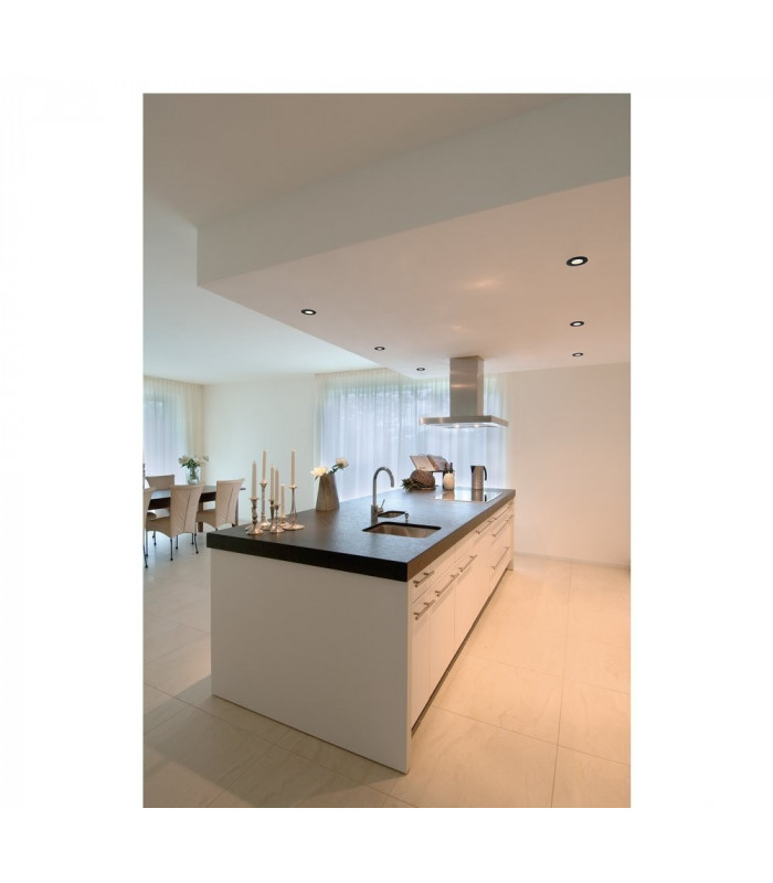 LED Recessed Fire Rated Ceiling Downlight, Black, 4000K, Dimmable, Ip65