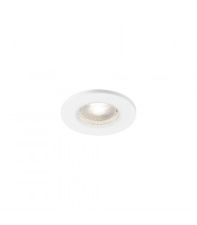 LED Recessed Fire Rated Ceiling Downlight, White, 4000K, Dimmable, Ip65